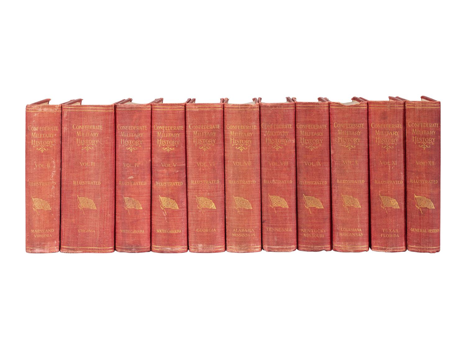[CIVIL WAR]. Confederate History in 30 volumes.