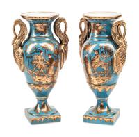 A Pair of Paris Porcelain Vases