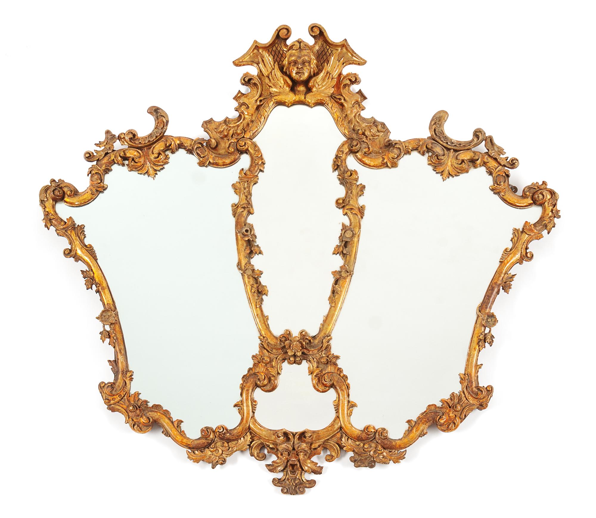 An Italian Giltwood Mirror