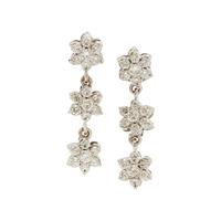 WHITE GOLD AND DIAMOND EARRINGS