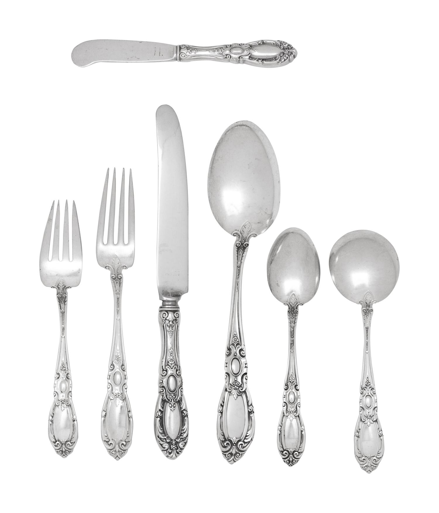 A Towle Silver Flatware Service