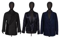 Three Designer Tailored Jackets by Lanvin and Yamamoto