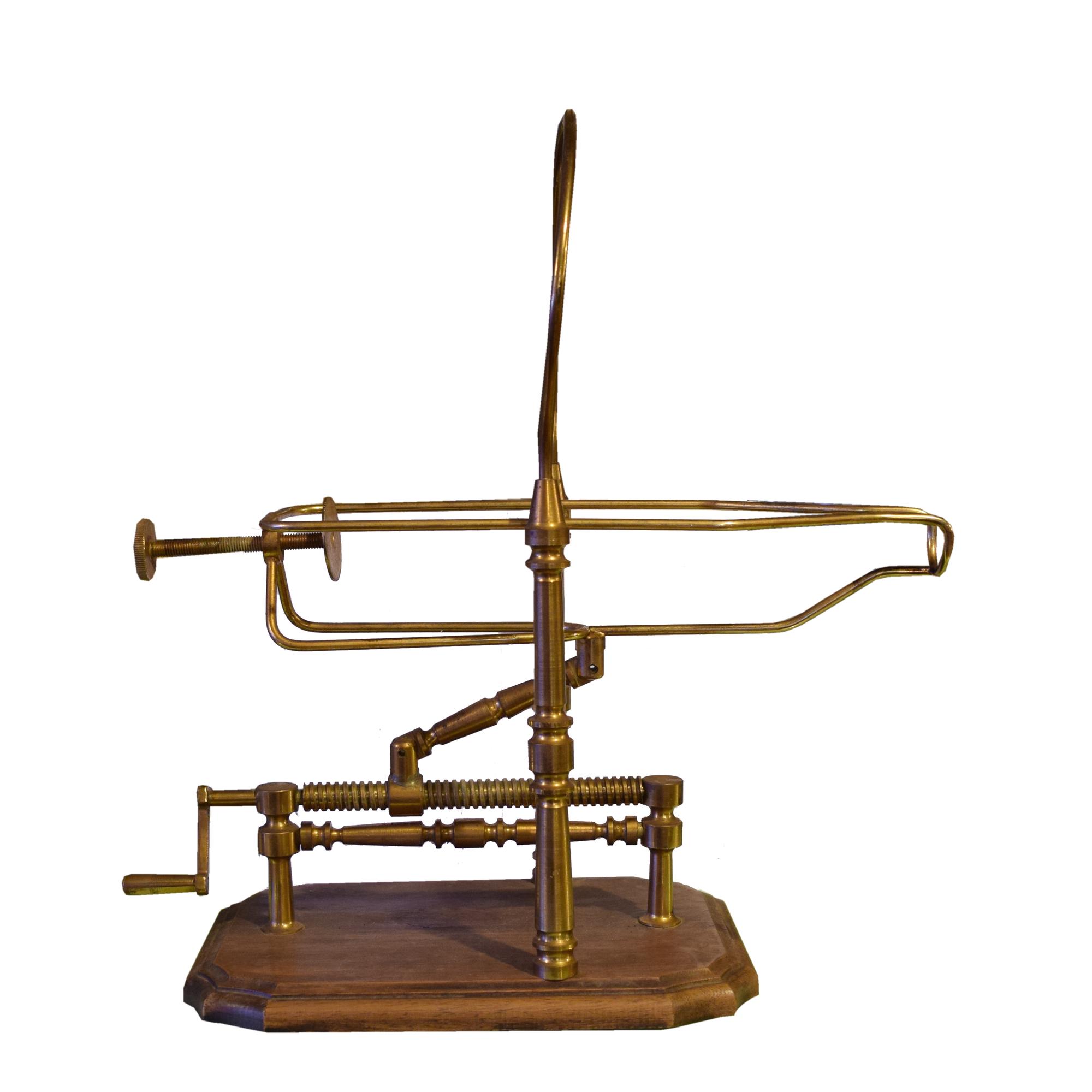 A Continental Brass and Wood Wine Server 15" W x 7.5" D x 15" H — Italy, 19th Century