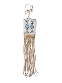 Ute Beaded Hide Bag