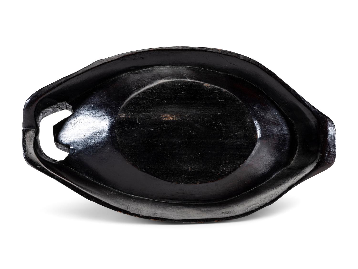 Carved Grease Bowl