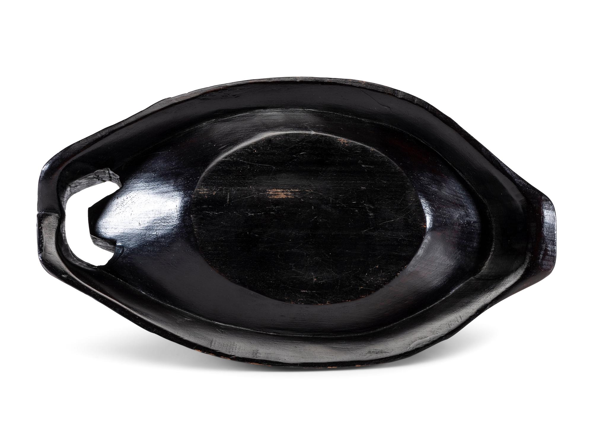 Carved Grease Bowl
