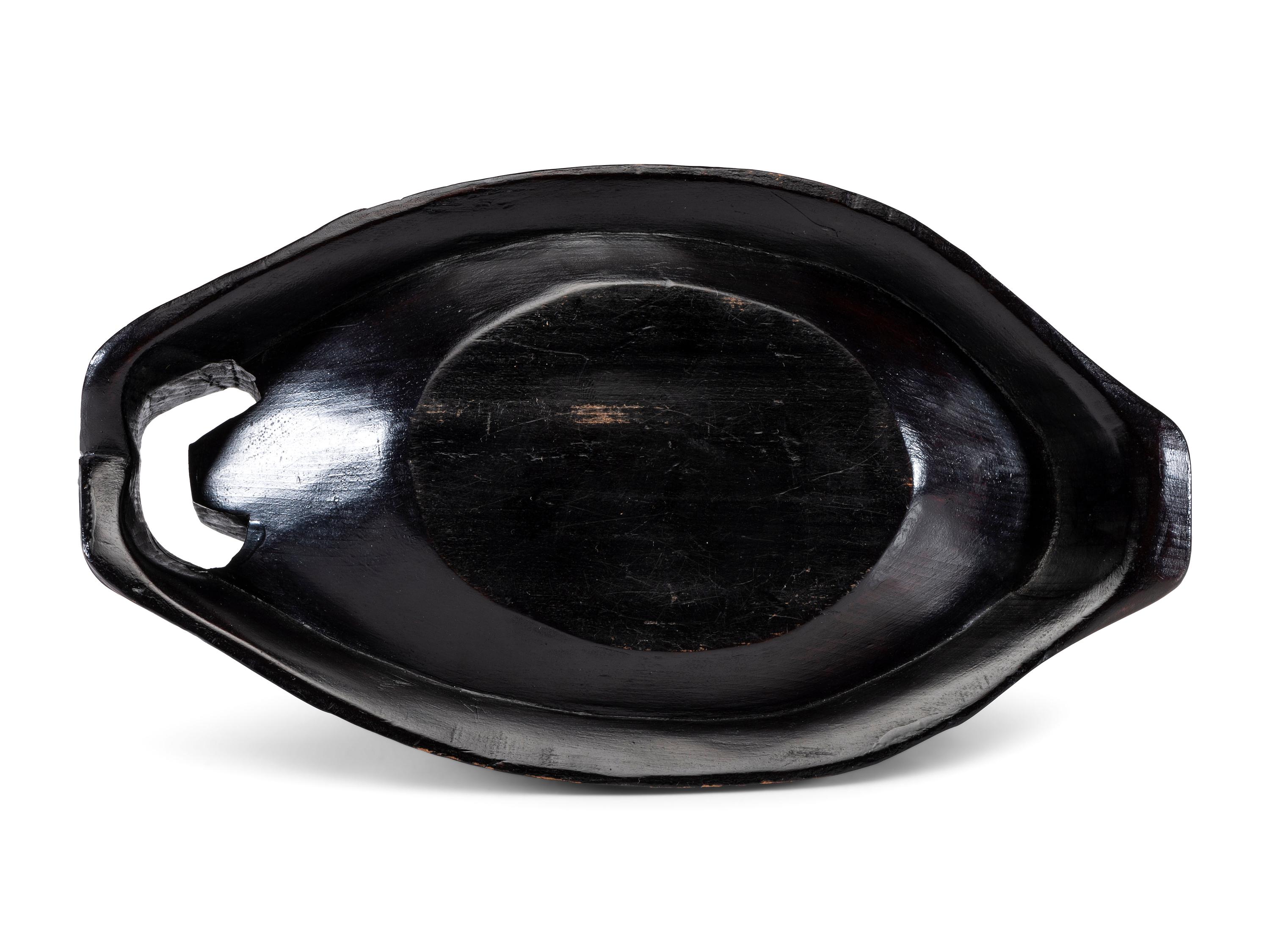 Carved Grease Bowl