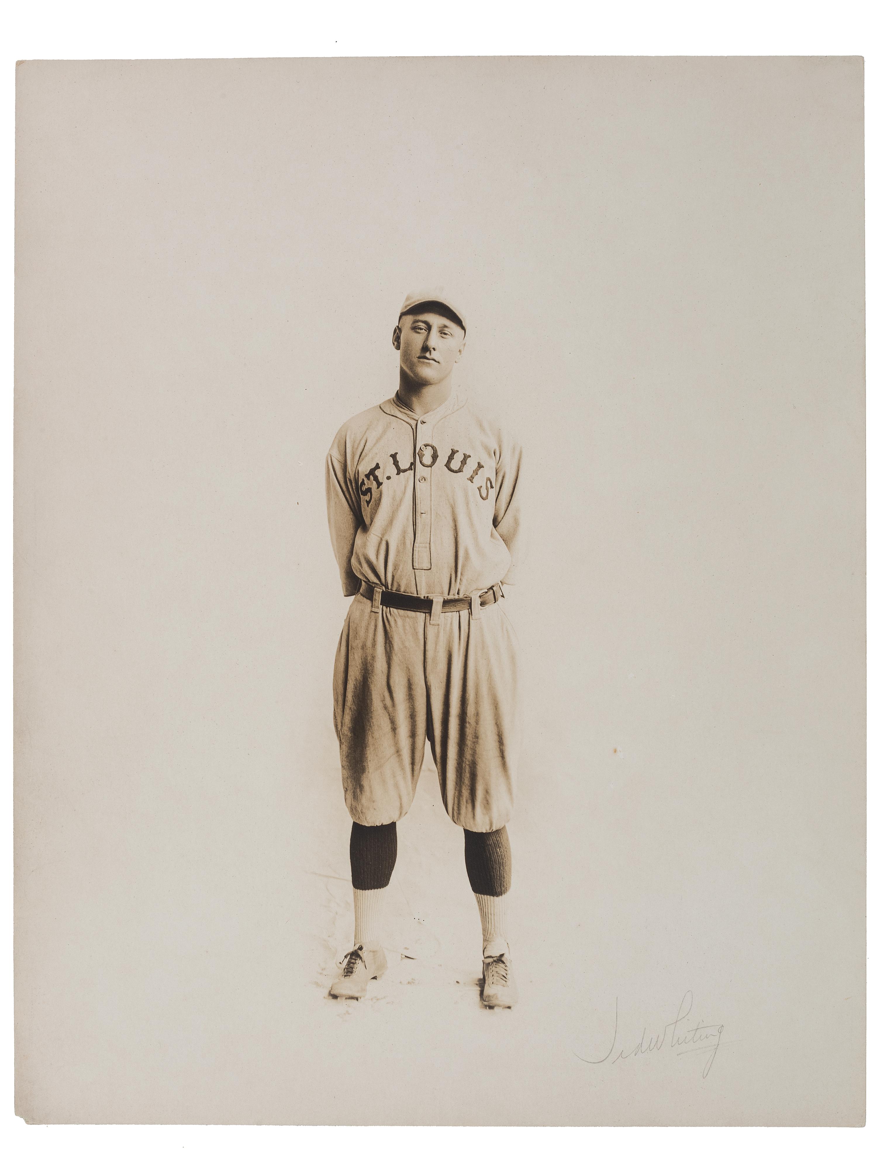 [SPORTS]. A group of 5 photographs of baseball players.