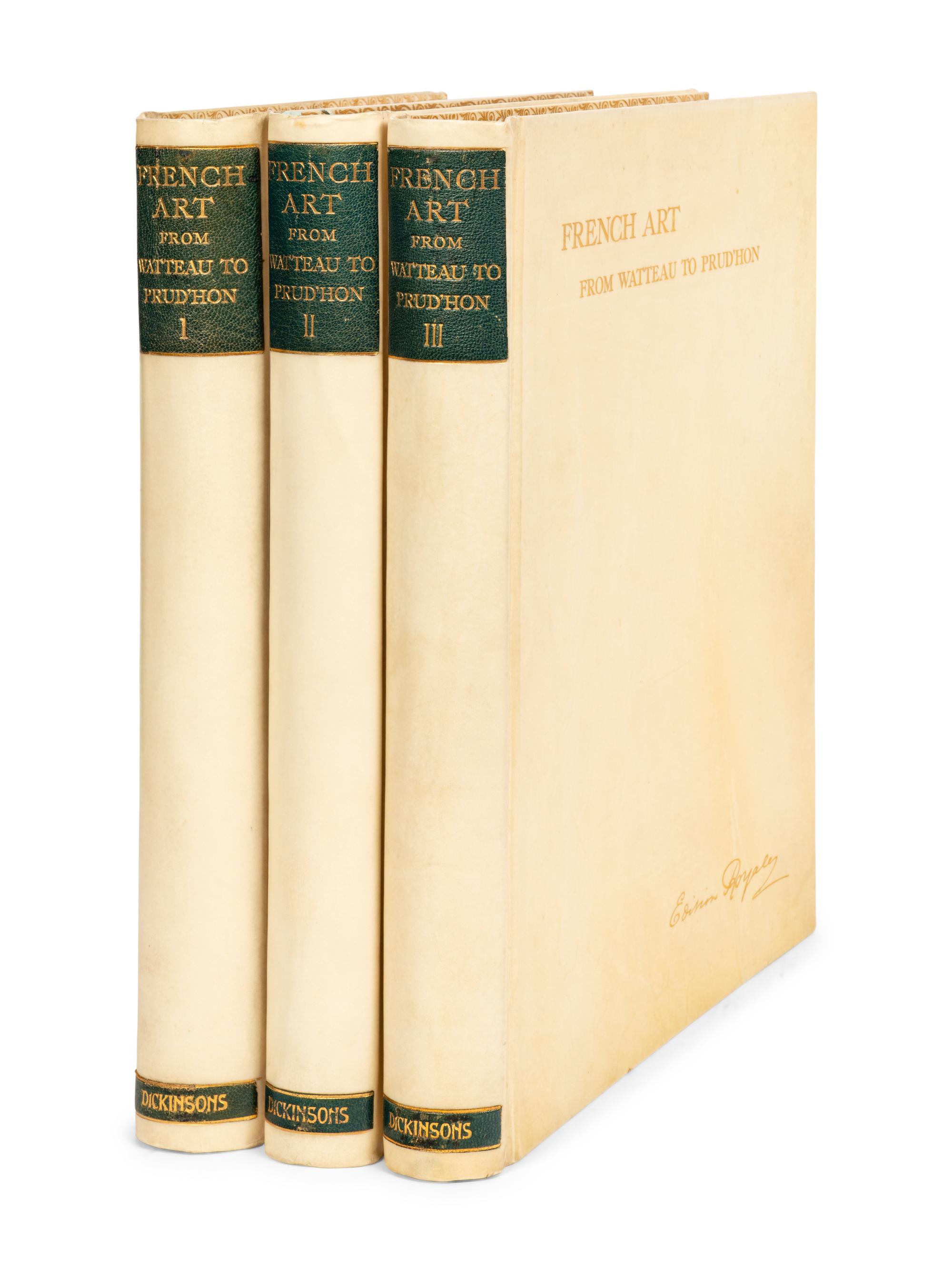 [FRENCH ART] -- French Art from Watteau to Prud'hon . London: Dickinsons, 1905.