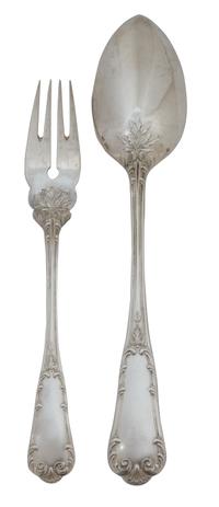 An Austrian Belle Epoque Silver Flatware Service for Twelve, , patterned on both sides, comprising; 12 dinner knives 12 dinner forks 12