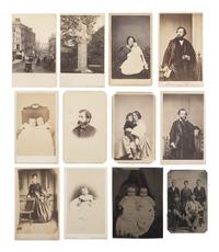 [EARLY PHOTOGRAPHY]. Large selection of 19th-early 20th century photographs and cases.