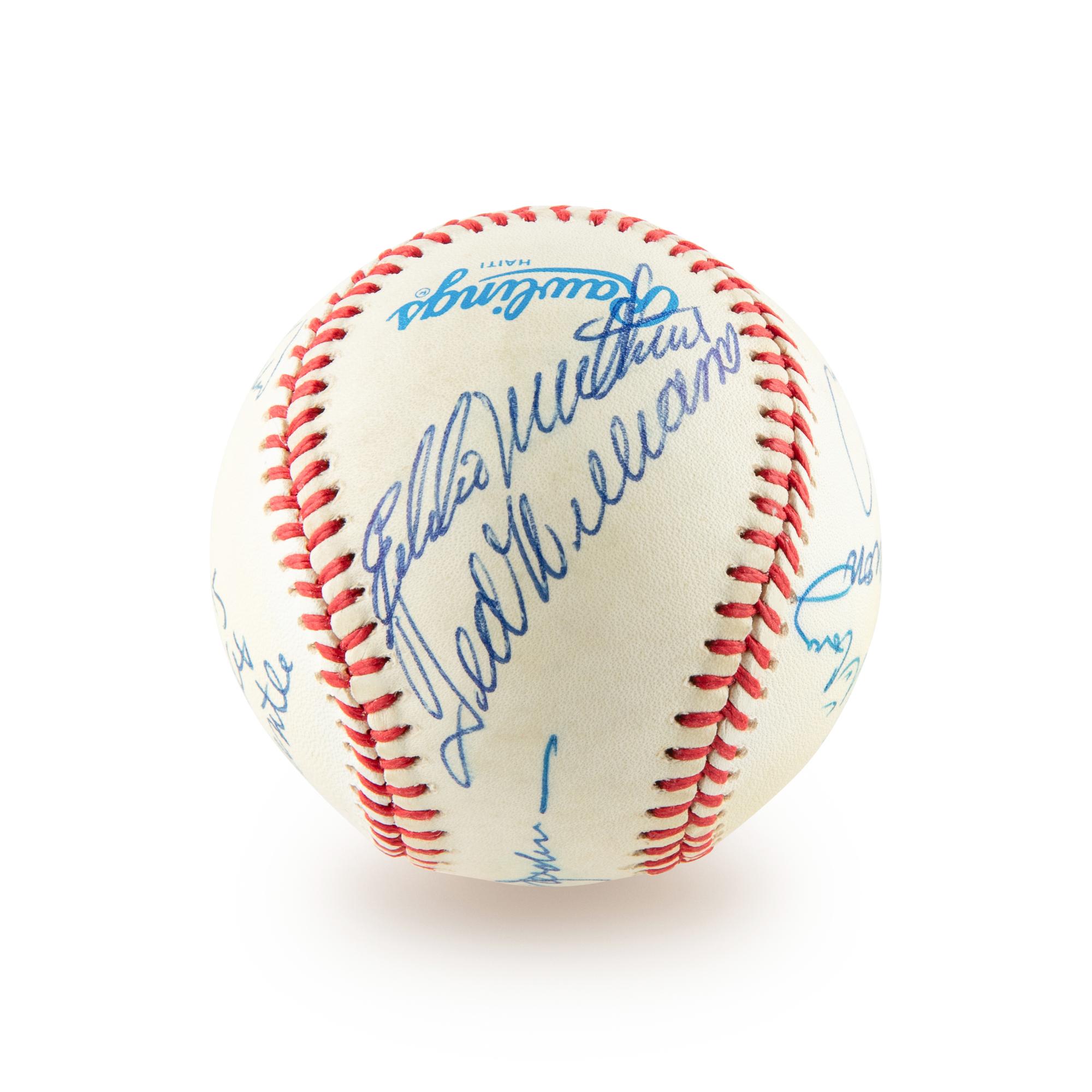 A 500 Home Run Club Signed Autograph Baseball - 10 Signatures (Beckett Authentication Services)