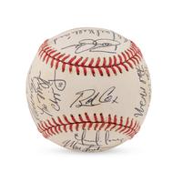 A 1995 World Series Champions Atlanta Braves Team Signed Autograph Baseball (Beckett Authentication Services Letter of Authenticity)