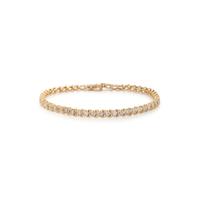 YELLOW GOLD AND DIAMOND BRACELET
