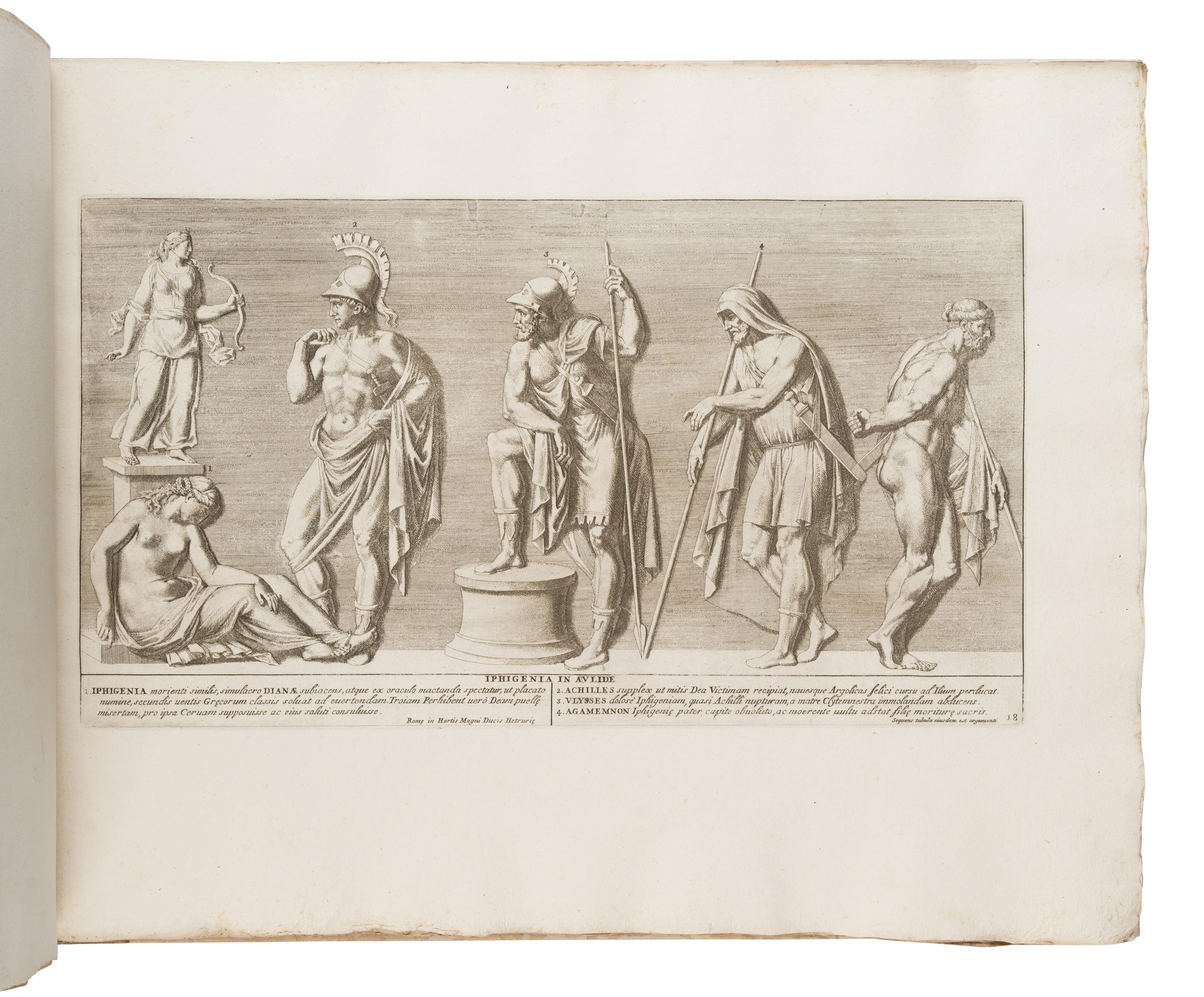 Bartoli, Pietro (1615-1700). Admiranda Romanarum antiquitatum . Rome: Johannes de Rubeus, 1693.