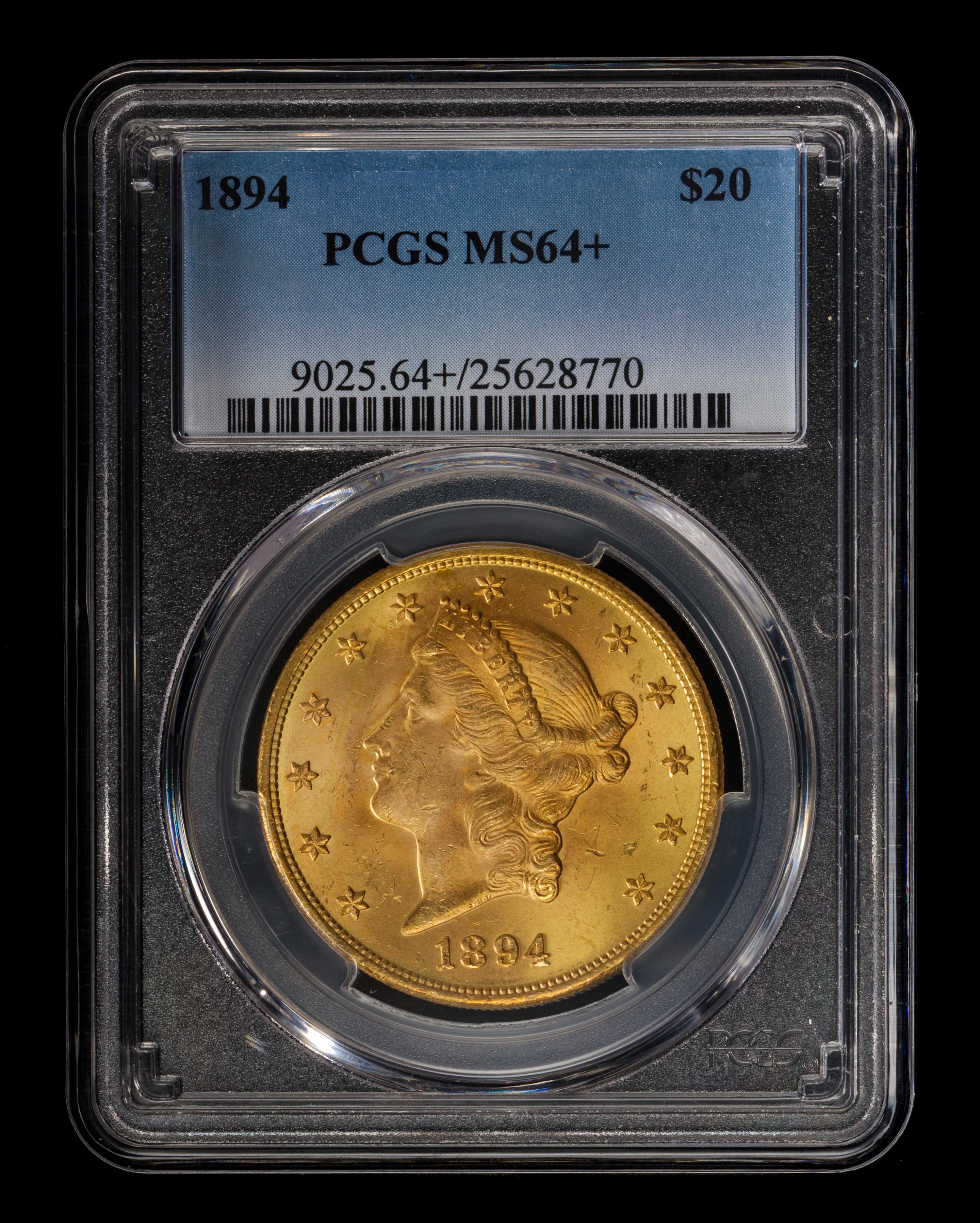A United States 1894 Liberty Head $20 Gold Coin