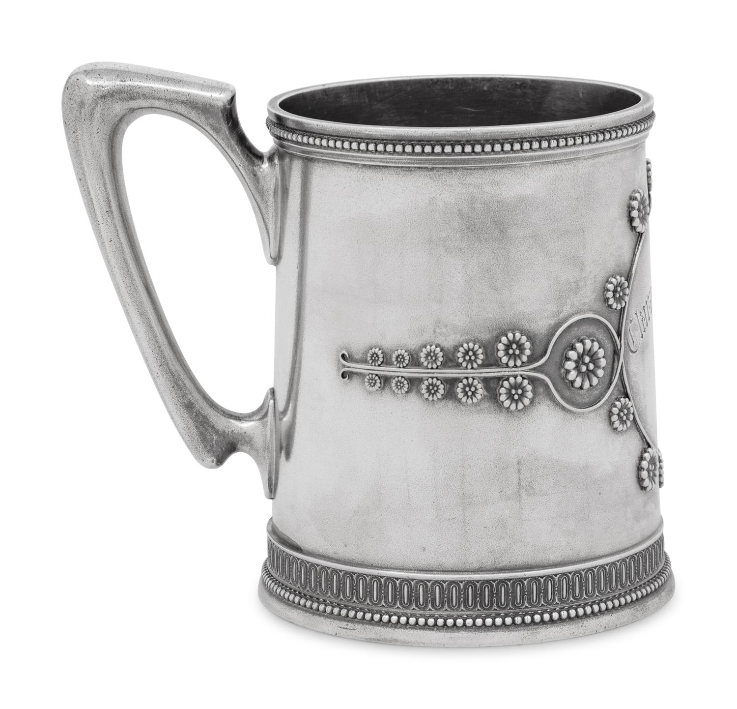 A Tiffany and Co. Silver Mug