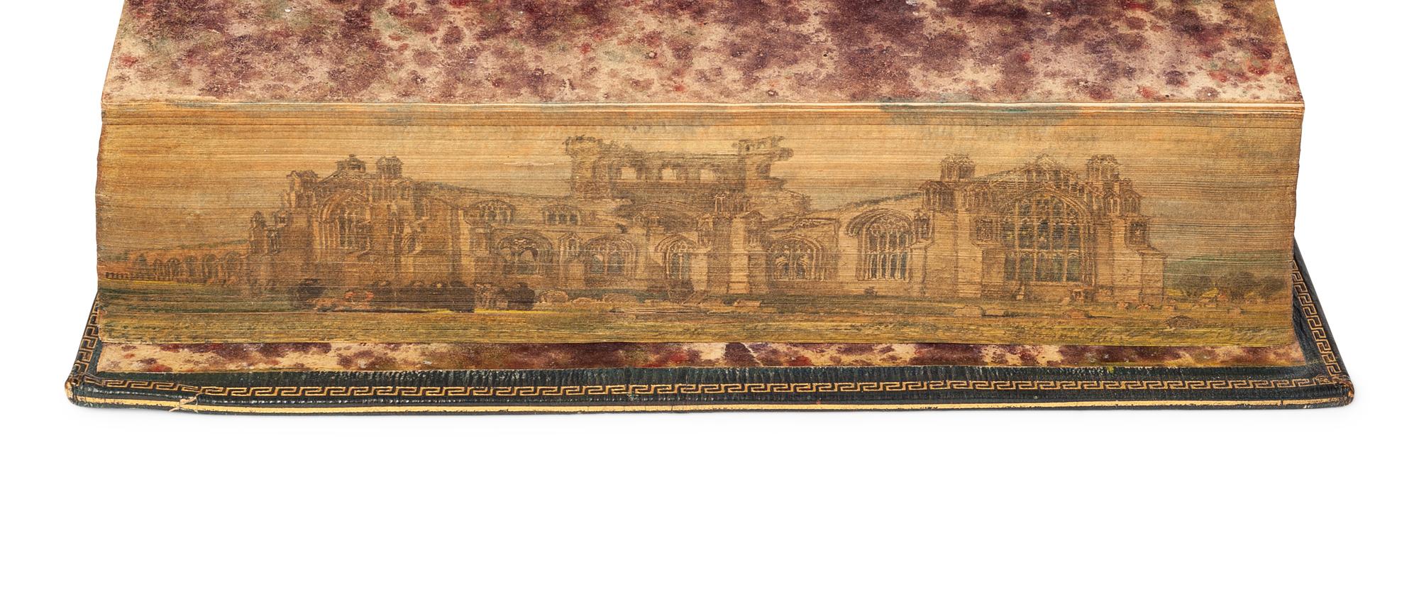 [FORE-EDGE PAINTINGS]. Minstrelsy of the Scottish Border: Consisting of Historical and Romantic Ballads . Edinburgh: James Ballantyne and Co., 1806.