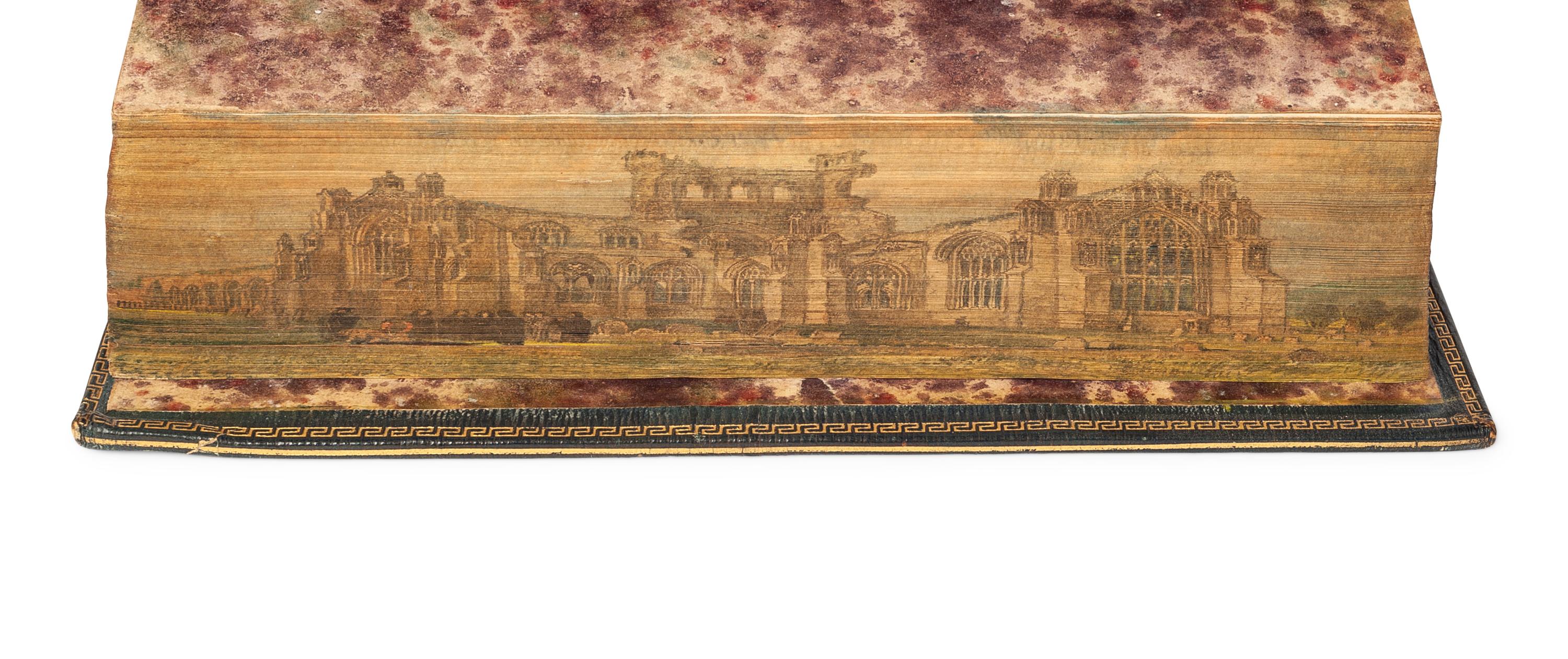 [FORE-EDGE PAINTINGS]. Minstrelsy of the Scottish Border: Consisting of Historical and Romantic Ballads . Edinburgh: James Ballantyne and Co., 1806.