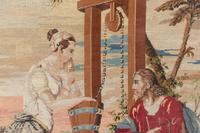 A Continental Tapestry Depicting Jesus with the Samaritan Woman at the Well