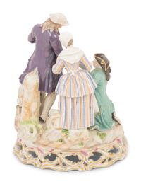 A Meissen Porcelain Figural Group of Laurette