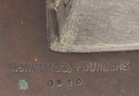 A Pair of Bronze Bookends