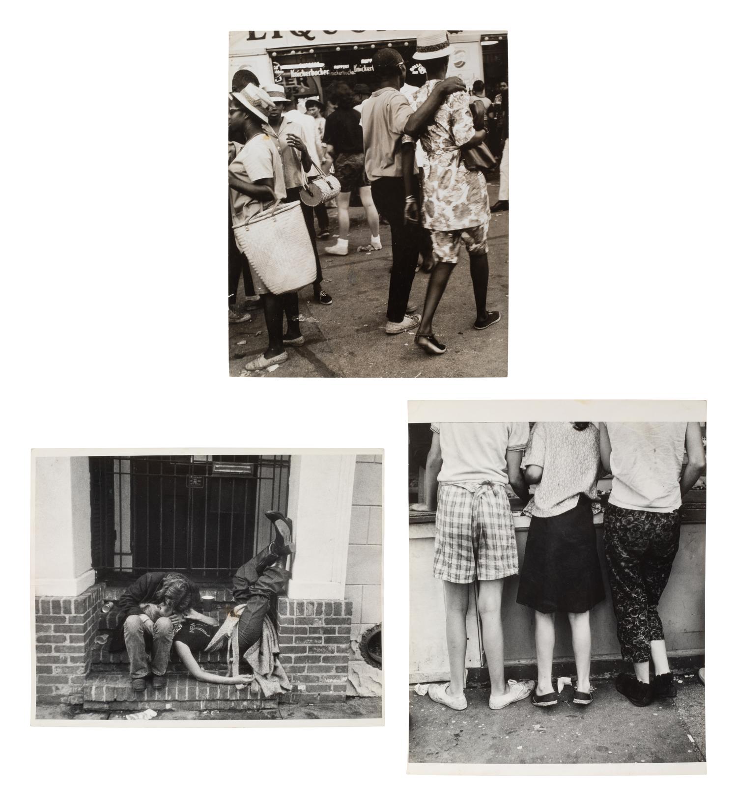 A group of three works