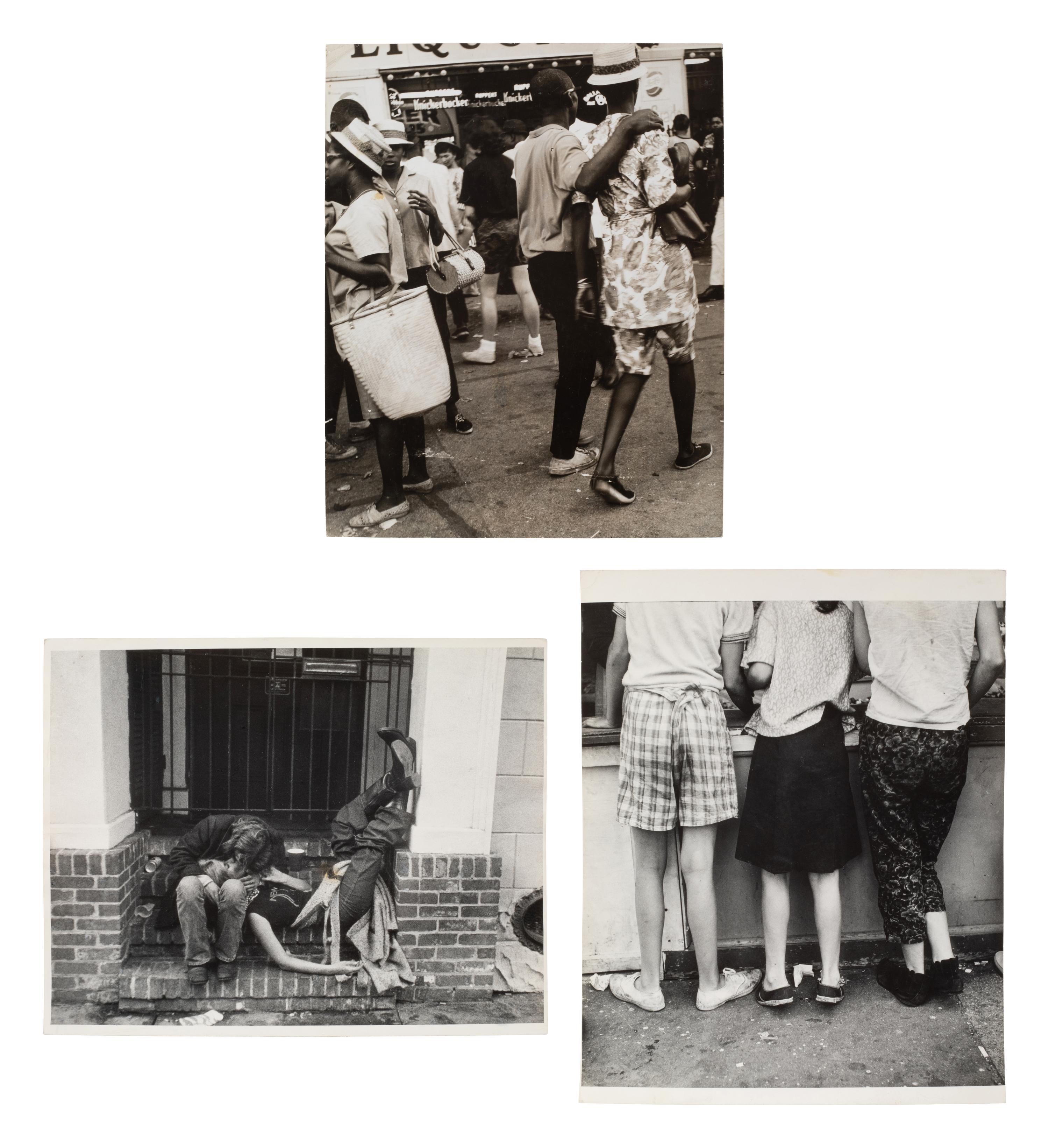 A group of three works