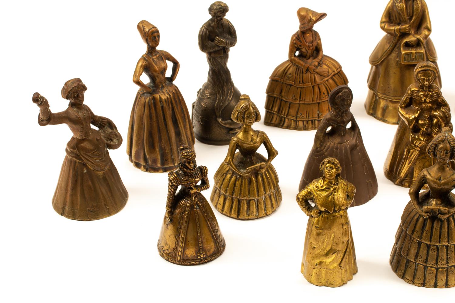 A Collection of Twenty Continental Bronze Bells
