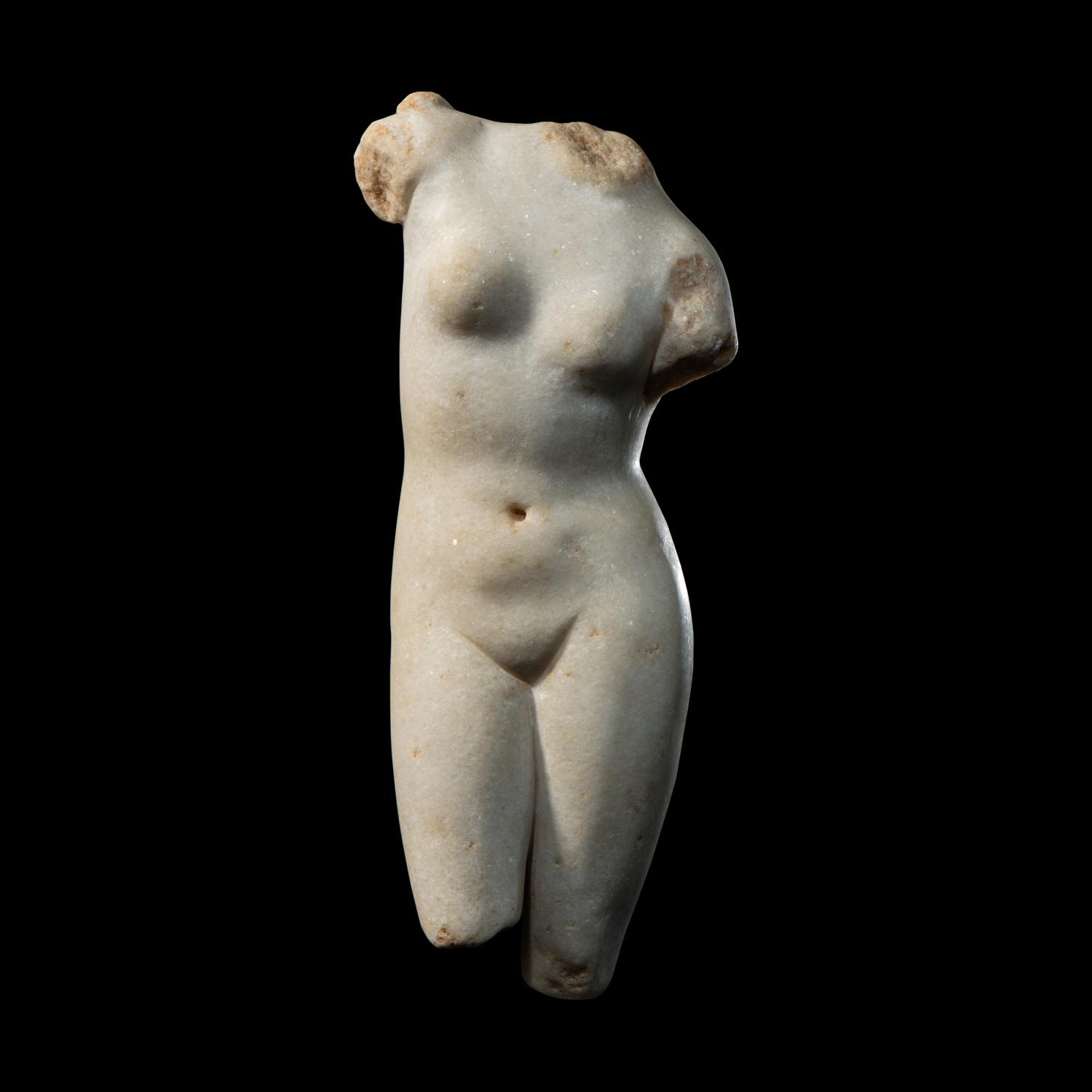 A Greek Marble Torso of Aphrodite Anadyomene
