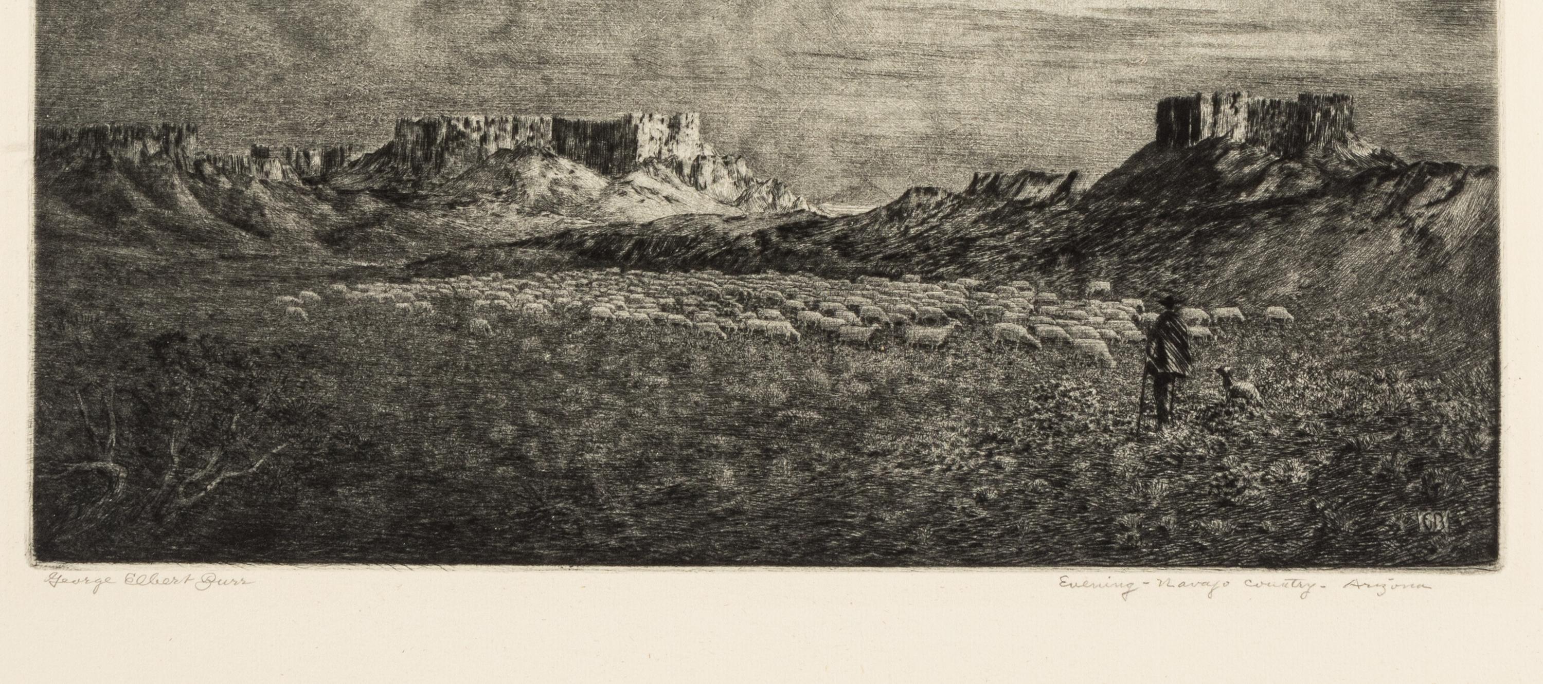 Two Works: On the Apache Trail and Evening - Navajo Country - Arizona