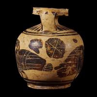 A Corinthian Black-Figured Aryballos
