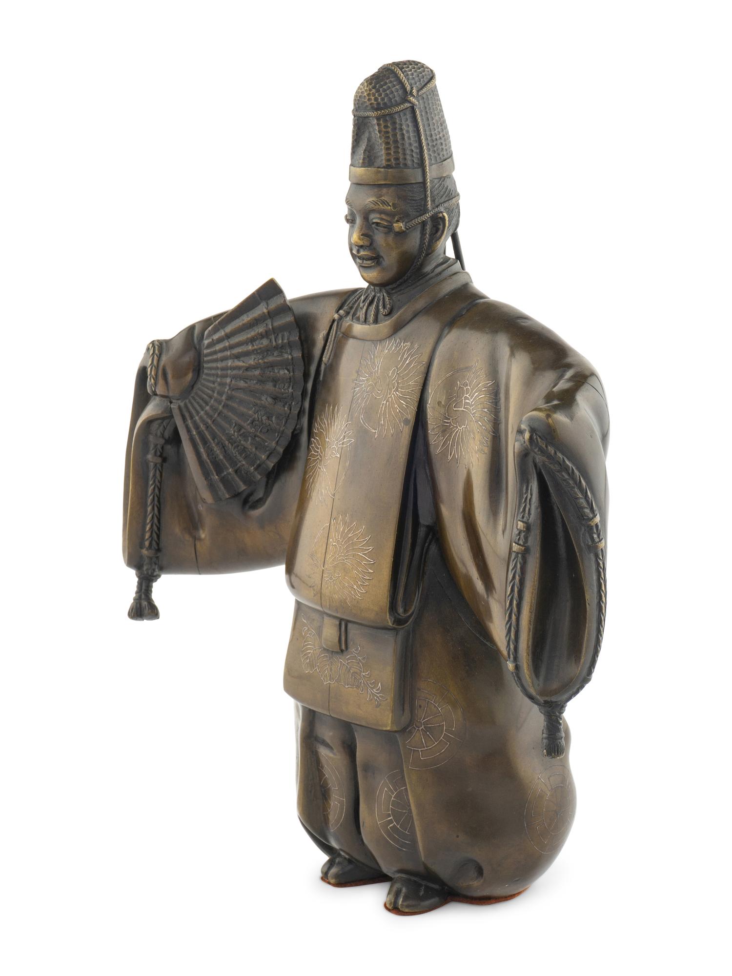 A Japanese Bronze Figure