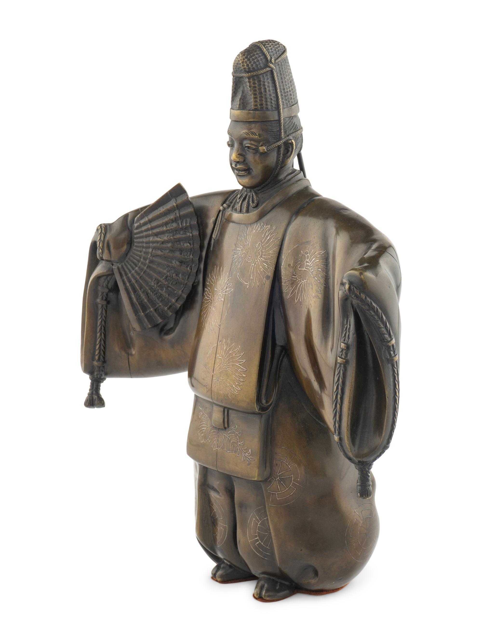 A Japanese Bronze Figure