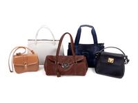 Five Designer Handbags: Two Kielselstein-Cord, One Prada, One Gucci, One Tommy Hilfiger
