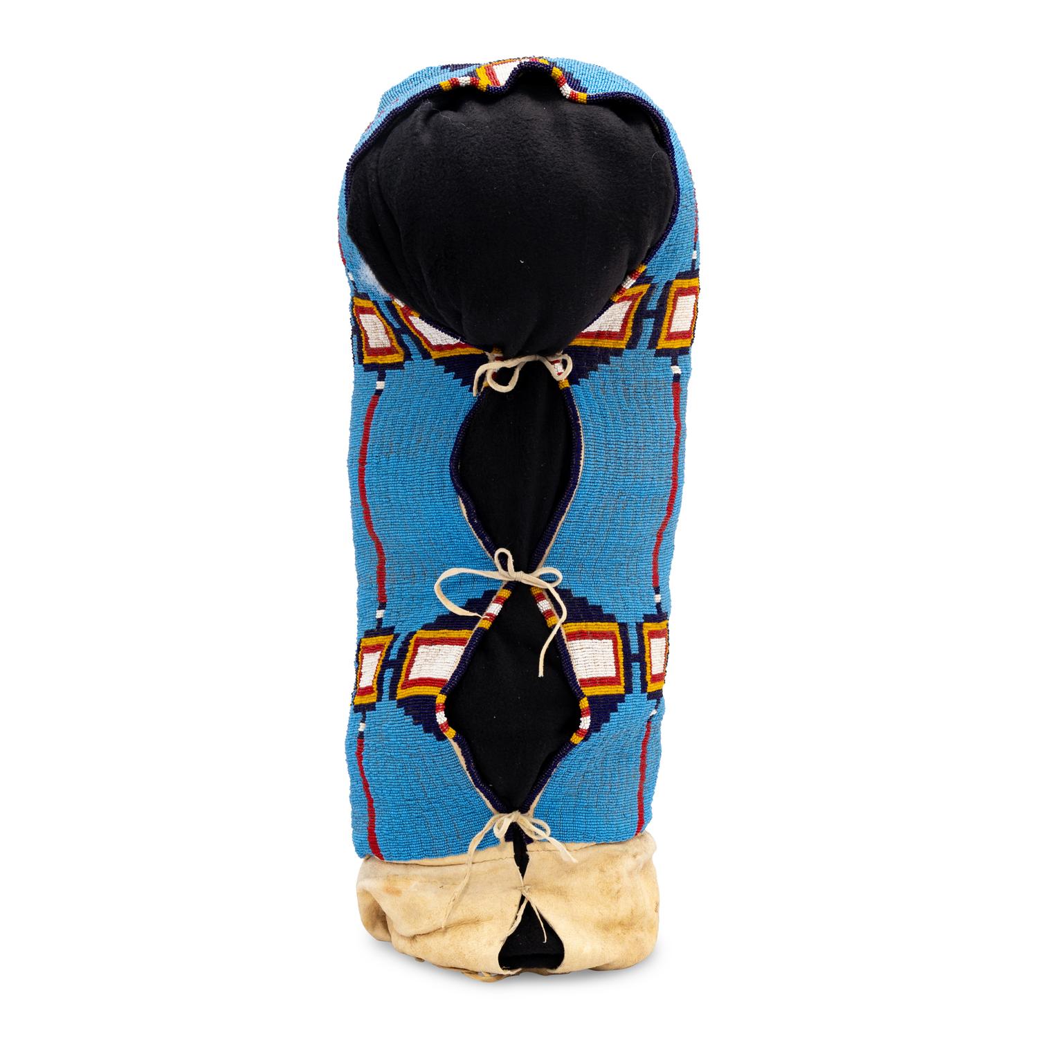 Sioux Beaded Hide Cradle