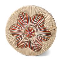 Great Lakes Quilled Birchbark Baskets and Wall Pocket
