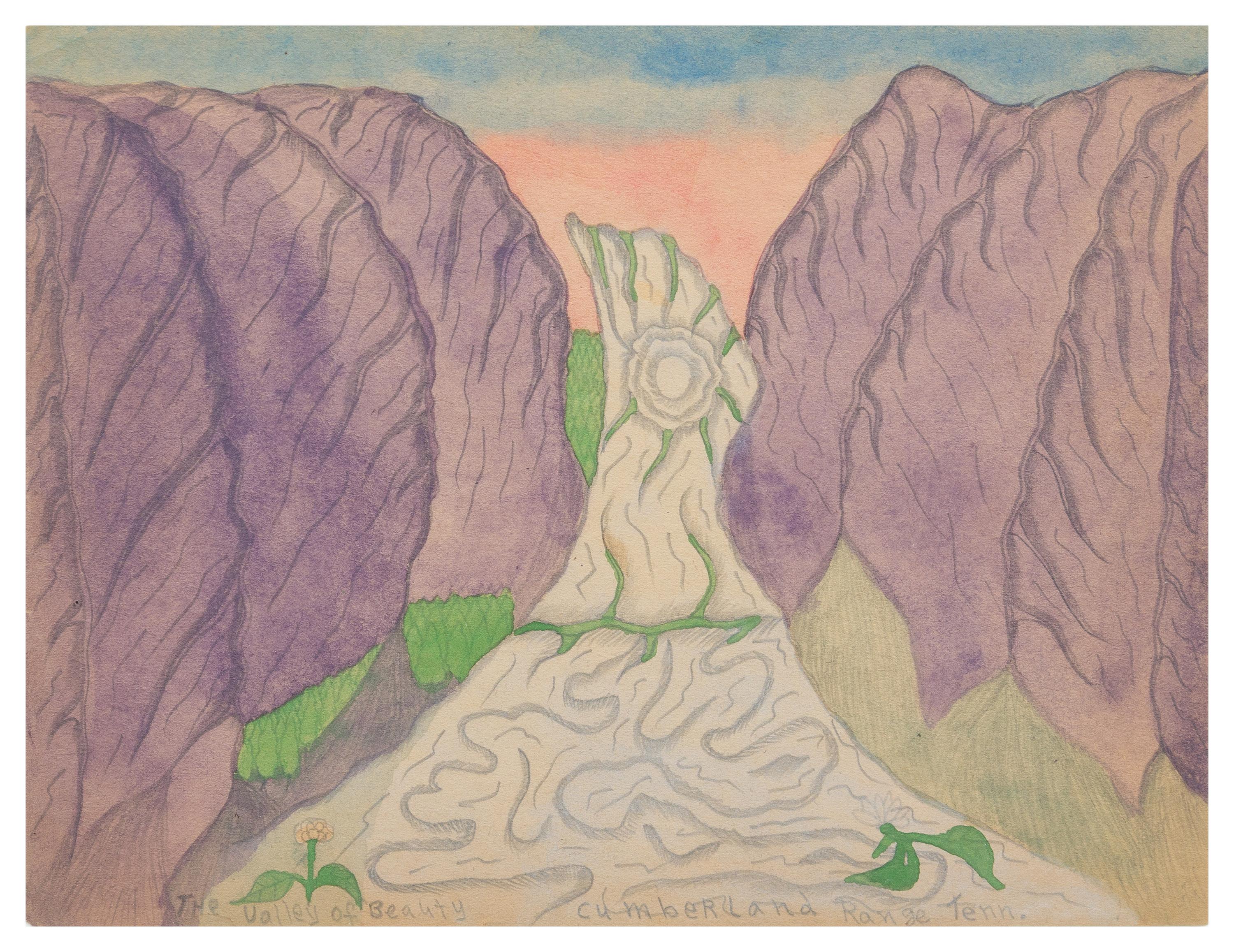 Joseph E. Yoakum, (American, 1886-1972), The Valley of Beauty Cumberland Range Tenn.