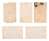 [EARLY PHOTOGRAPHY]. 12 CDVs of Civil War-era businesses and residences, incl. photography studio.