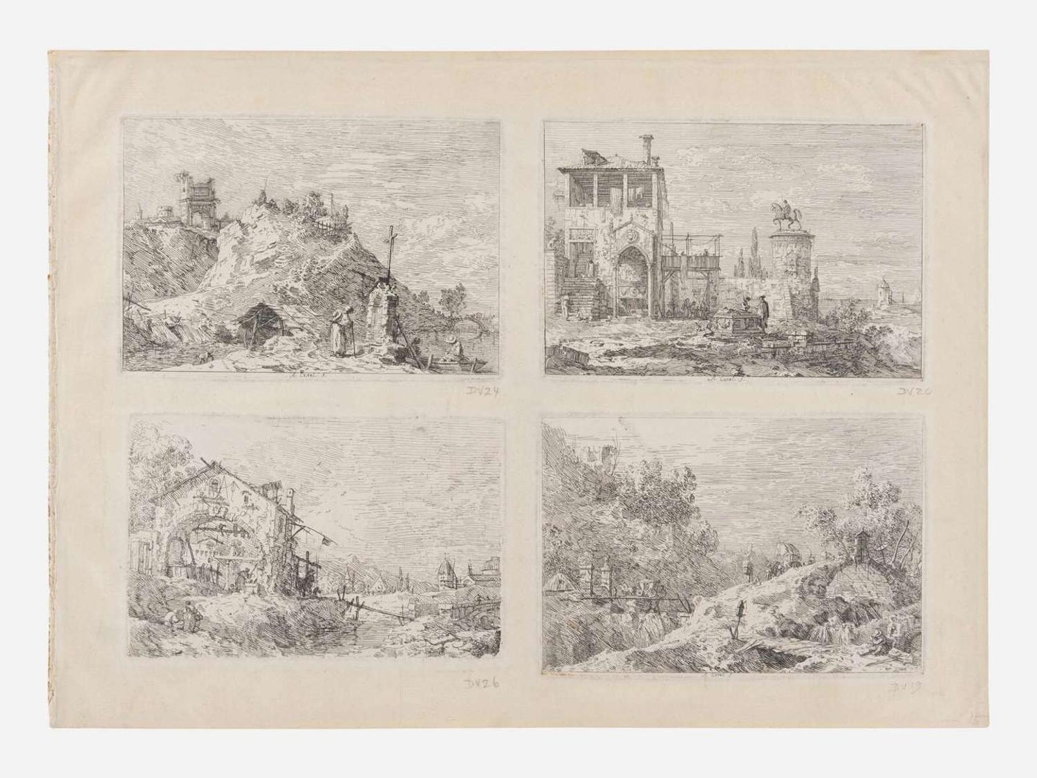 Canaletto (Giovanni Antonio Canal), (Italian, 1697-1768) - Vedute Altre Prese da i Luoghi Altre Ideate