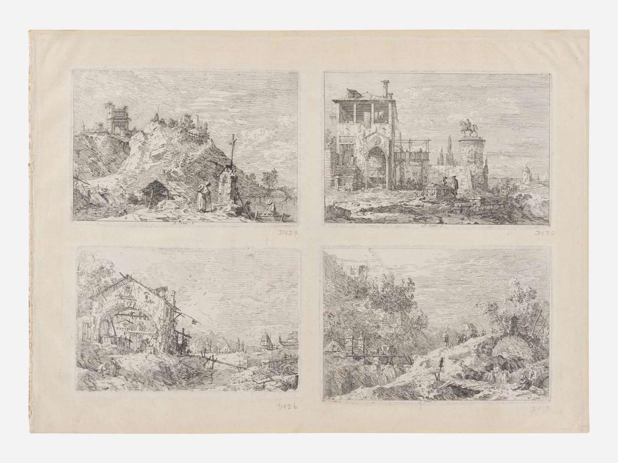 Canaletto (Giovanni Antonio Canal), (Italian, 1697-1768) - Vedute Altre Prese da i Luoghi Altre Ideate
