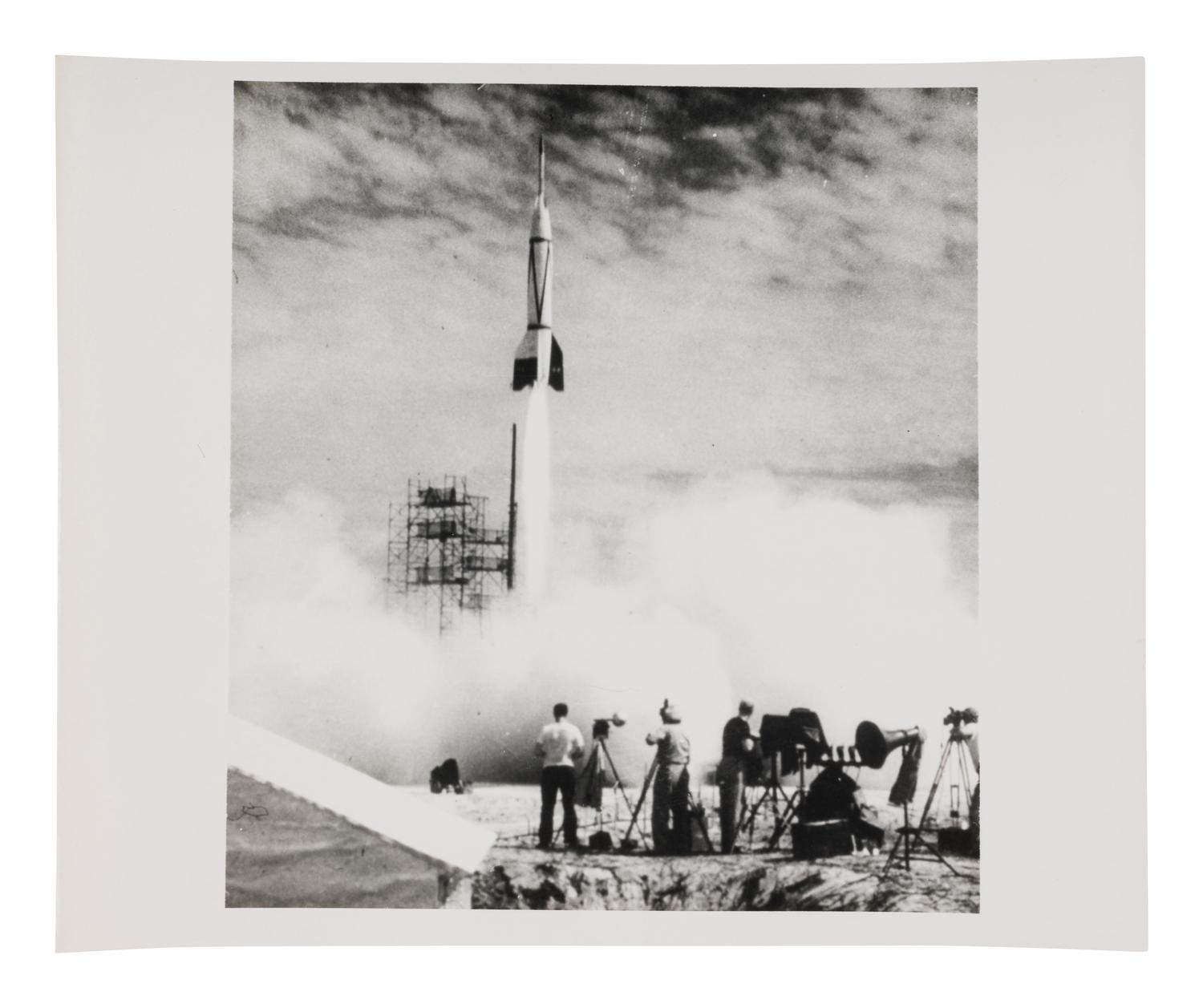 [PEENEMUNDE ARMY RESEARCH CENTER]. An archive of photographs of Wernher von Braun and the Peenemünde facility.