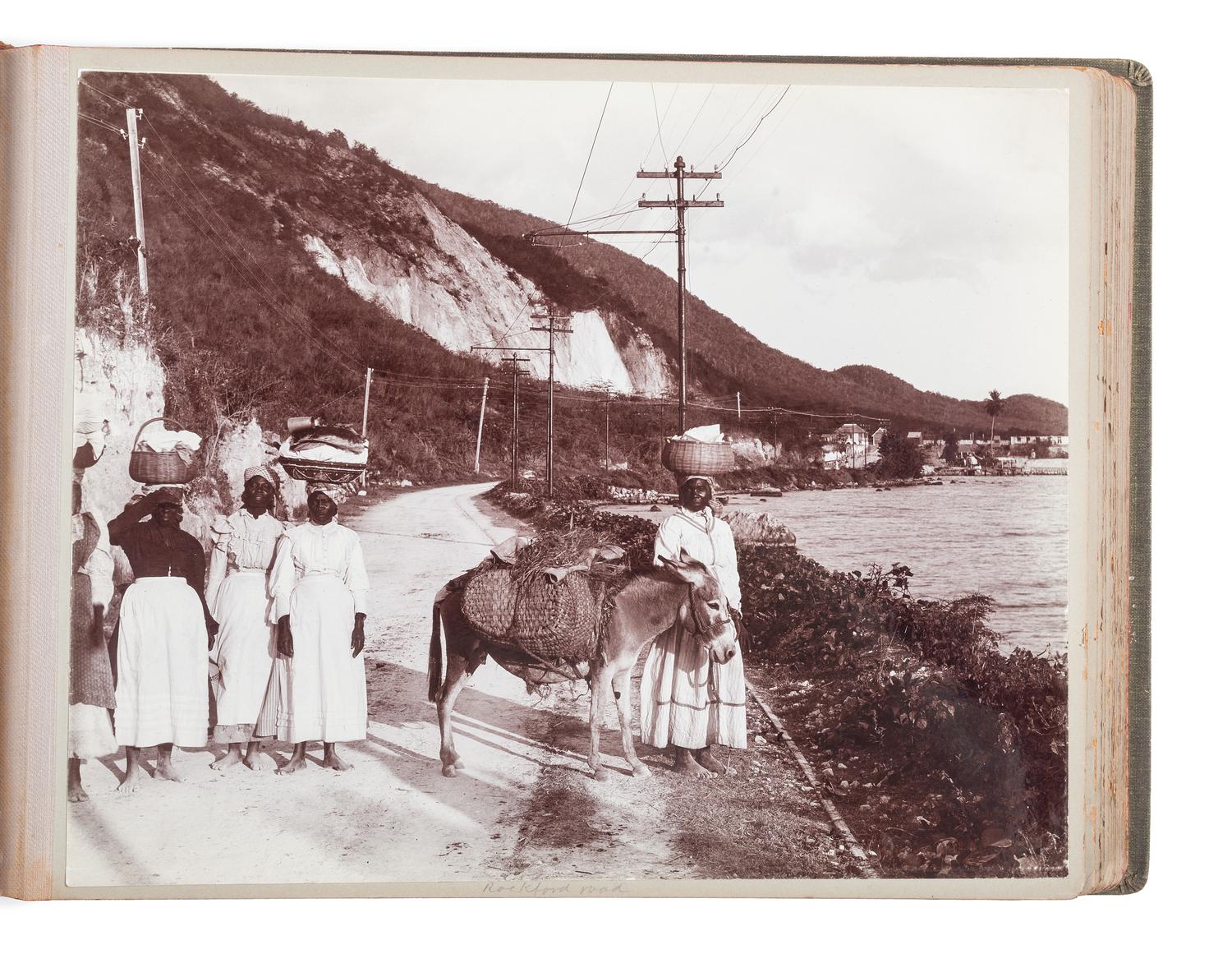 [EARLY PHOTOGRAPHY] -- [JAMAICA]. Album containing several photographs of Black subjects in Jamaica.