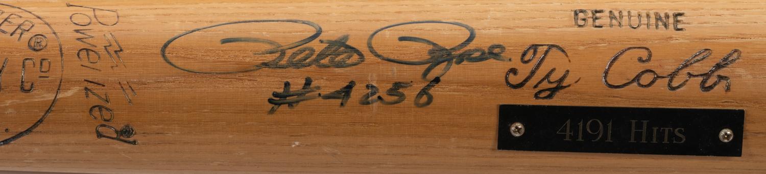 A Group of Pete Rose Signed Autograph Baseball Bats (BAS Beckett Authentication Services Certified),