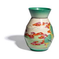 Clarice Cliff (English, 1899-1972) — Green Erin pattern vase
