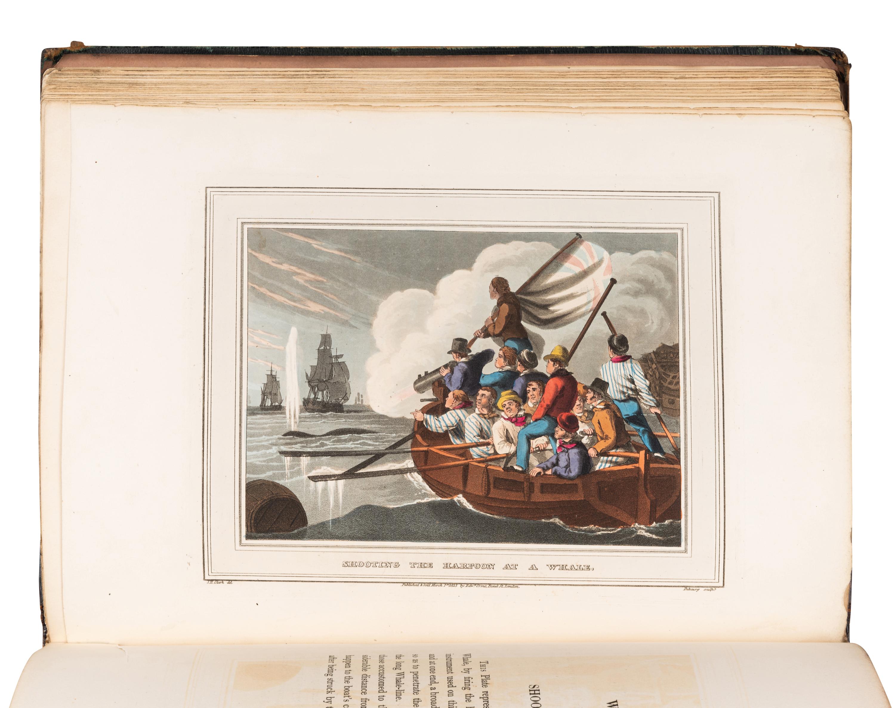 [FOREIGN FIELD SPORTS]. Foreign Field Sports, Fisheries, Sporting Anecdotes, &c. &c. From Drawings... with a Supplement of New South Wales . London: Edward Orme, n.d., plates watermarked 1823?.