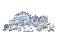 A Collection of Blue Onion Porcelain Articles