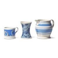 A Group of Three Mochaware Items