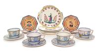 A Collection of Quimper Pottery Articles Length of fish plate 10 1/4 inches.