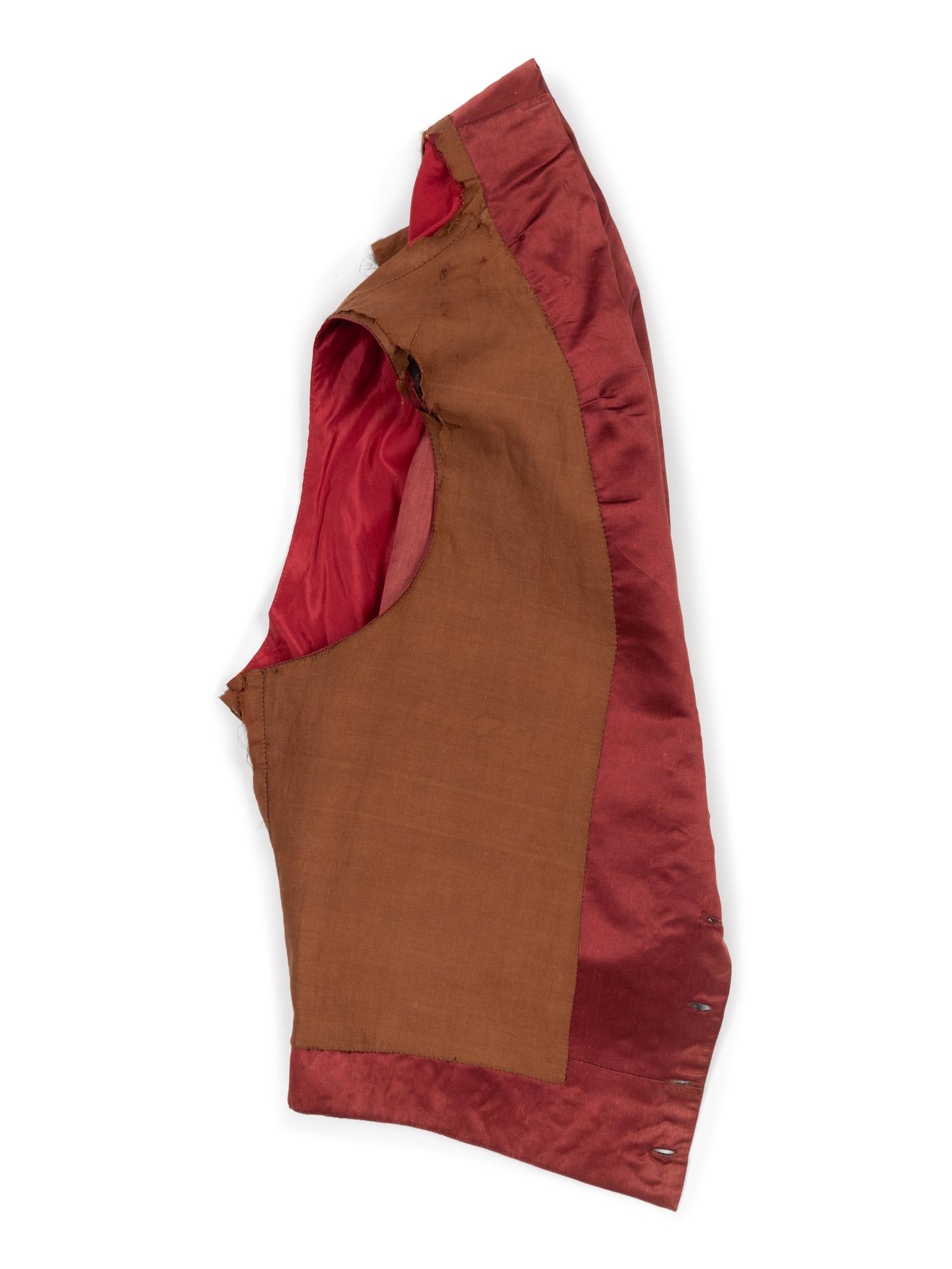 Four Men's 19th Century Waistcoats/Vests, 1840-1900